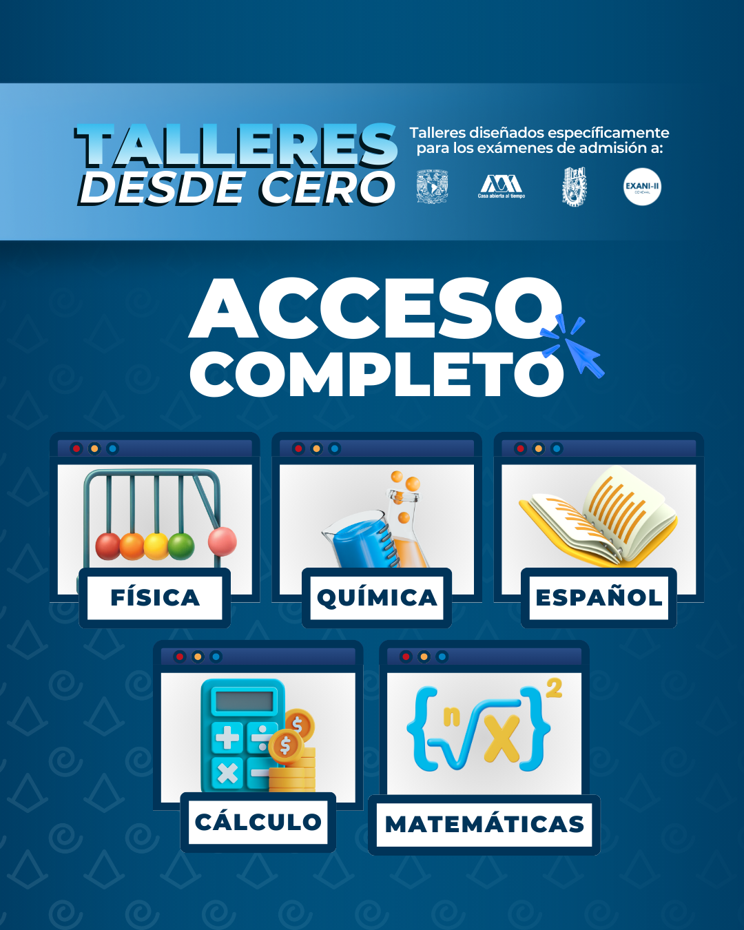 Cursos de ingreso universidad